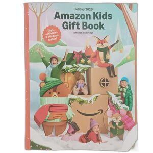 Amazon Kids Gift Book Holiday 2026 Christmas Toy Catalog Stickers Activities NEW